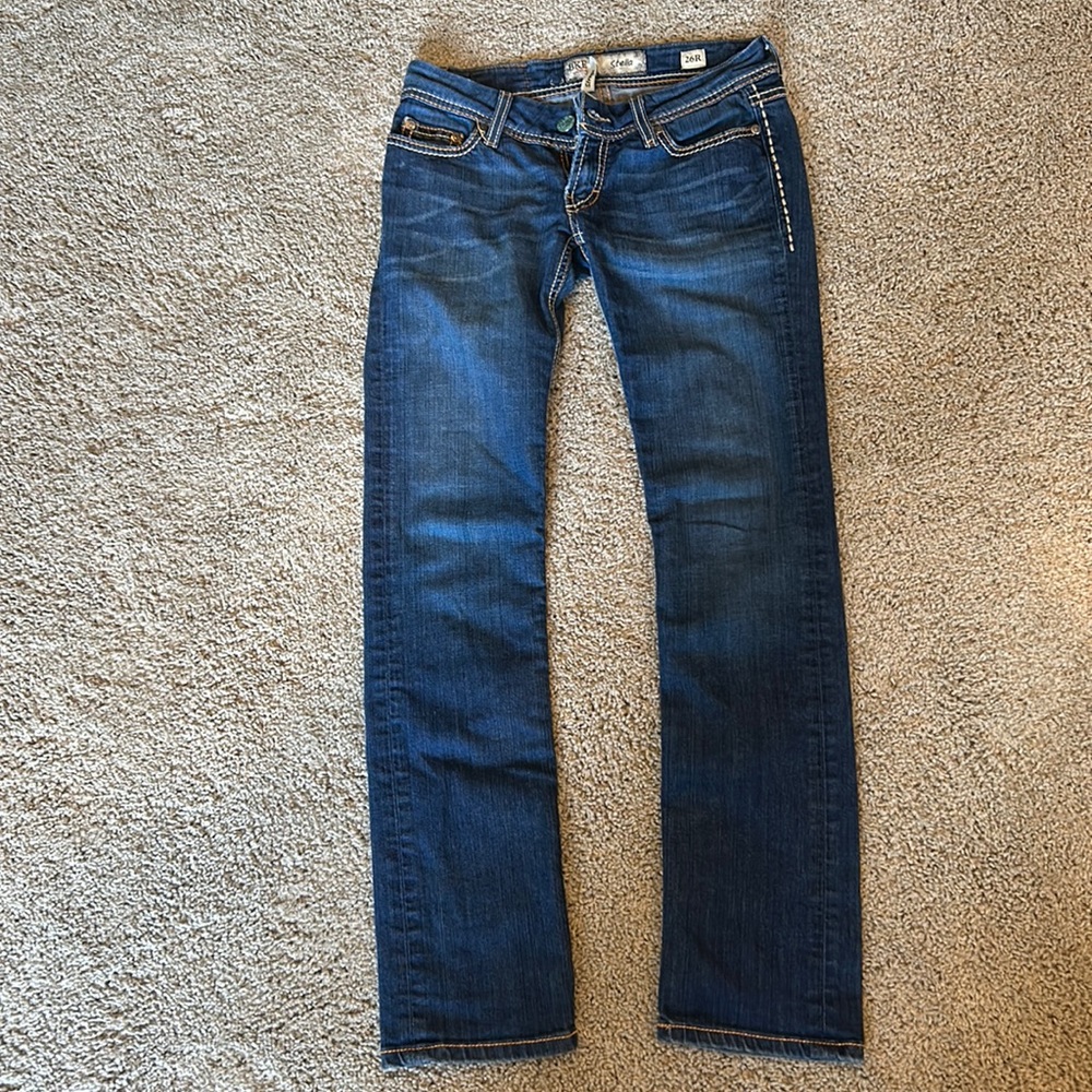 BKE Stella 26R straight jeans